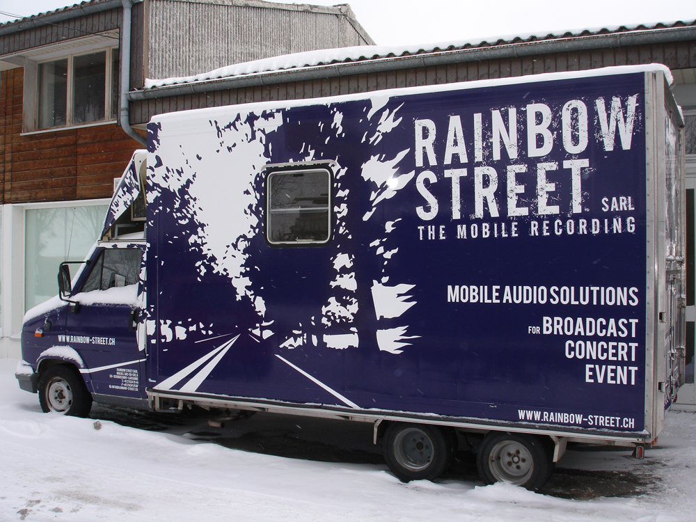 Bus de prise de son Rainbow Street